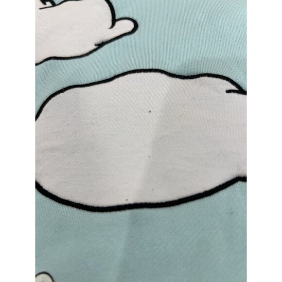 Disney Parks Mickey & Spike Garden Cropped Sweatshirt Retro Flowers Sz L *TG7 - Picture 7 of 13